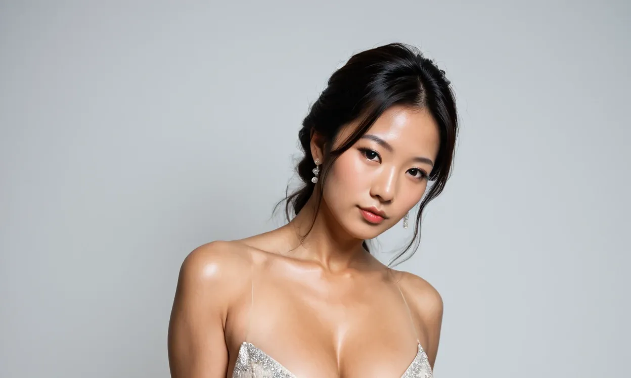 Asian milf generator — beautiful mature asian woman, elegant outfit 